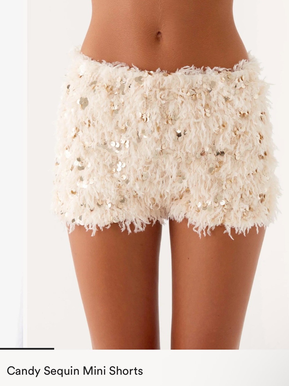 Candy Sequin Mini Shorts US 2 new with tags.